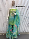 GEORGETTE Zardogi Handwork 3pc STICHED SHARARA Suit jaipuri GOTA PATTI  GE1562101s