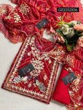 Georgette Bandhani Suit with Zardozi Handwork In Traditional Red colour ge1552106